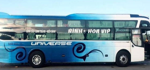 Xe Bình Hoa từ Phú Yên đi Sài Gòn (bến xe Miền Đông, An Sương, Ngã Tư Ga, Sóng Thần)