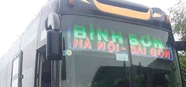 Xe Bình Sơn từ Hà Tĩnh đi Sài Gòn (bến xe Miền Đông, An Sương, Ngã Tư Ga, Sóng Thần, Suối Tiên)