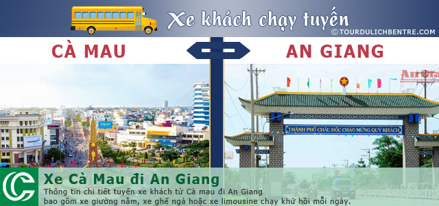 Xe Cà Mau đi An Giang Xe Cà Mau đi An Giang
