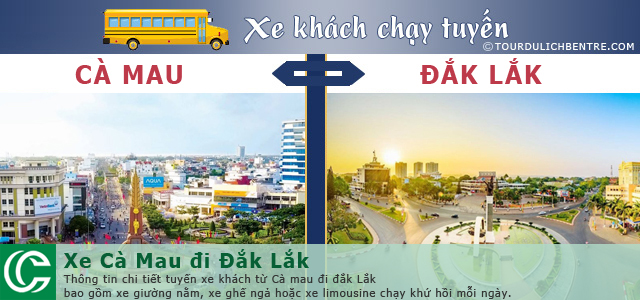 Xe Cà Mau đi Đắk Lắk