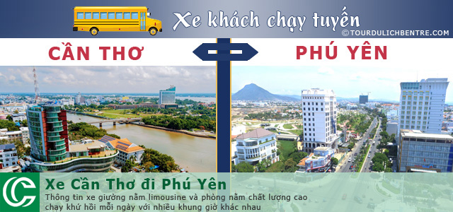 Xe khách Cần Thơ đi Phú Yên