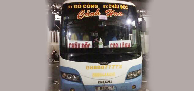 Xe Cảnh Hoa Tiền Giang đi An Giang
