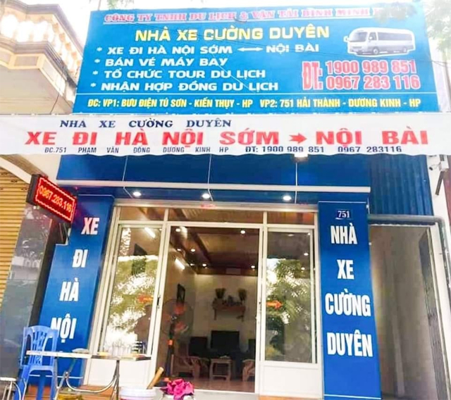 Xe Cường Duyên từ Hải Phòng đi Hà Nội (Hoàng Kiếm, Hoàng Mai, Từ Liêm, Bệnh Viện, Trường Học, Sân Bay, Nội Bài)
