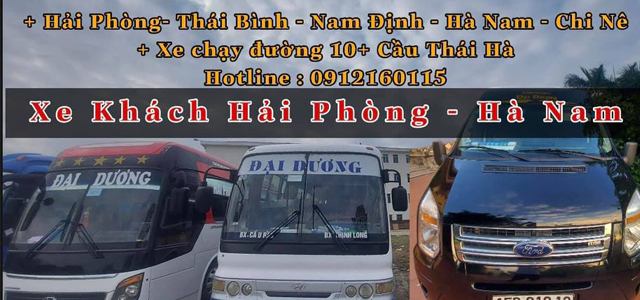 Xe Đại Dương Hà Nam - Hải Phòng