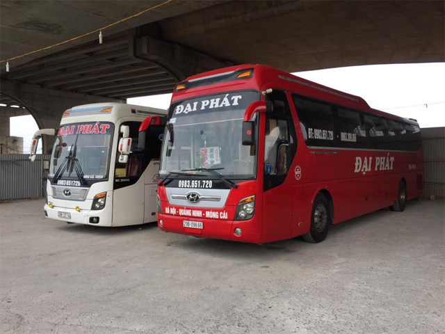 Xe Đại Phát từ Hà Nội đi Quảng Ninh (Móng Cái, Uông Bí, Cẩm Phả, Vân Đồn, Cửa Ông)