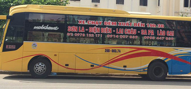 Xe Đạo Linh từ Lào Cai đi Sơn La