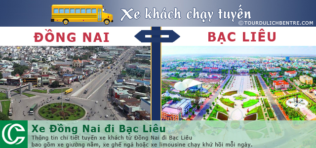 Xe Đồng Nai đi Bạc Liêu