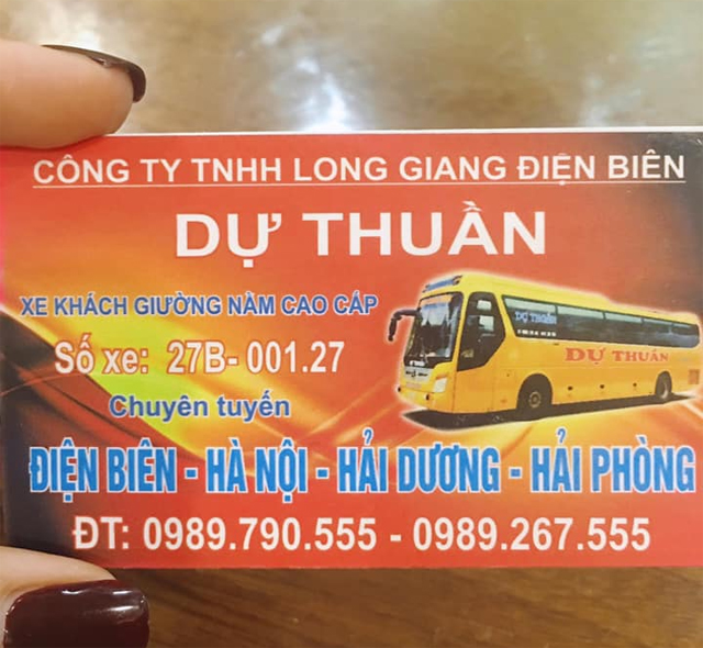 Xe Dự Thuần từ Hải Phòng đi Điện Biên