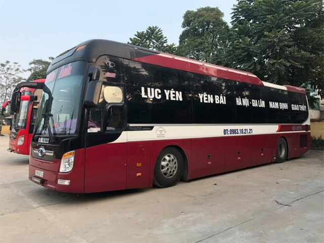 Xe Đức Anh từ Ninh Bình đi Lục Yên Yên Bái