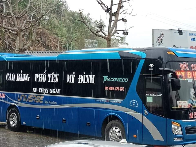 Xe Đức Long từ Hà Nội đi Cao Bằng (Trà Lĩnh, Trùng Khánh, Thác Bản Giốc, Quảng Uyên, Hà Quảng, Pác Pó)