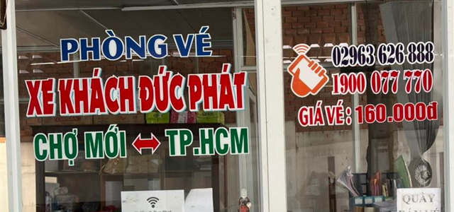 Xe Đức Phát An Giang đi Sài Gòn