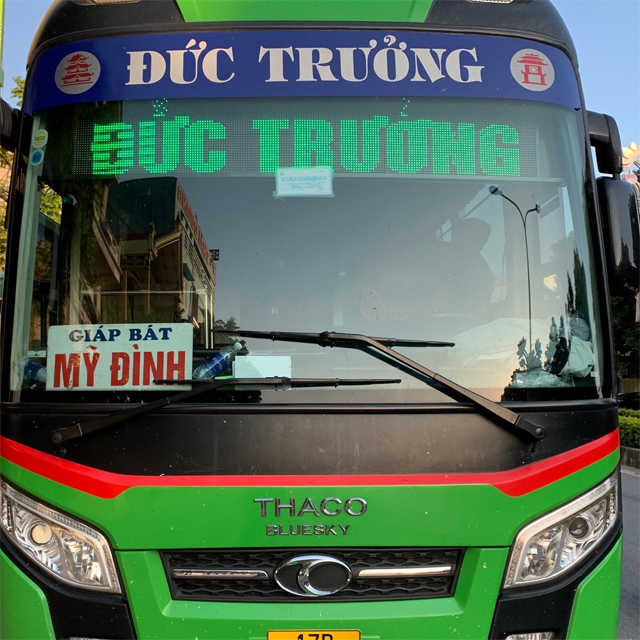 Xe Đức Trưởng từ Thái Bình đi Hà Nội (Yên Nghĩa, Gia Lâm, Giáp Bát, Bệnh Viện, Nội Bài, Trường Học)