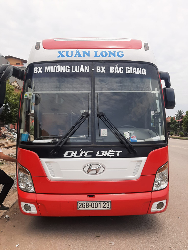 Xe Đức Việt từ Bắc Giang đi Sơn La (Mường Luân, Sông Mã)