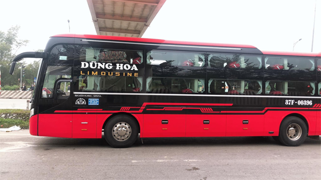 Xe Dũng Hoa từ Hà Nội đi bến xe Bắc Vinh Nghệ An