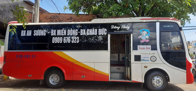 Hình ảnh xe Dũng Thủy tuyến Vũng Tàu - Sài Gòn