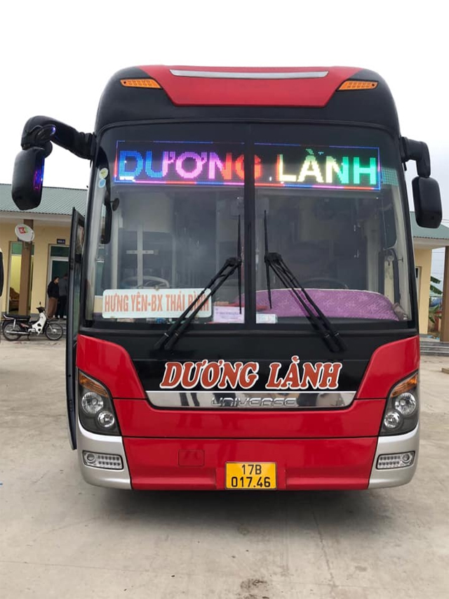 Xe Dương Lành từ Thái Bình đi Yên Bái (Nghĩa Lộ, Lục Yên, Văn Chấn)