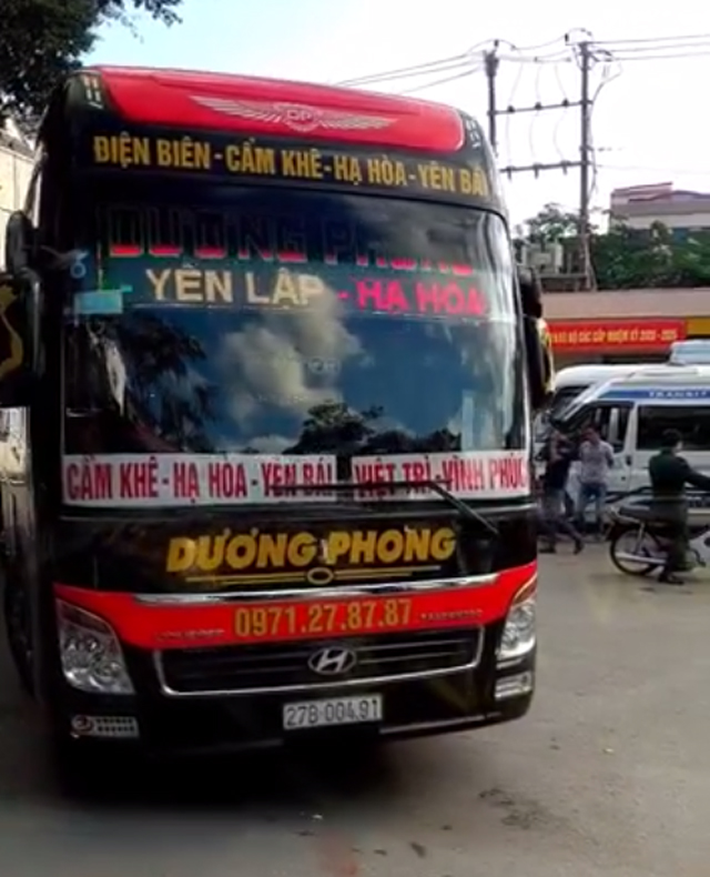 Xe Dương Phong từ Yên Bái đi Điện Biên