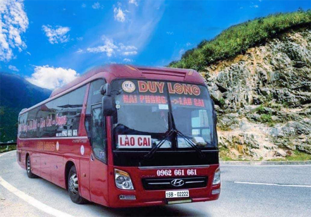 Xe Duy Long từ Lào Cai đi Vĩnh Niệm Hải Phòng