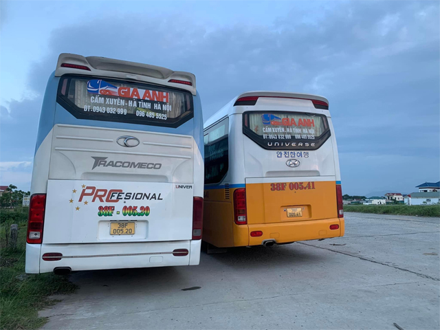 Xe Gia Anh Limousine từ Hà Tĩnh đi Hà Nội (Mỹ Đình, Nội Bài, Nước Ngầm, Giáp Bát)
