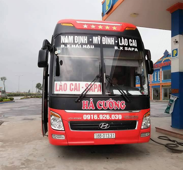 Xe Hà Cường Nam Định đi Sapa Lào Cai Xe Hà Cường Nam Định đi Sapa Lào Cai