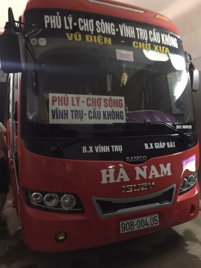 Xe Hà Nam từ Lý Nhân, Phủ Lý đi Hà Nội (bến xe Giáp Bát)