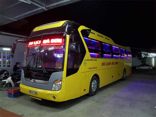 Xe Hà Sơn Hải Vân từ Lào Cai đi bến xe Bắc Vinh Nghệ An