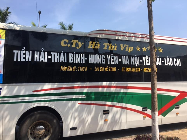 Xe Hà Thì từ Thái Bình đi Sapa Lào Cai