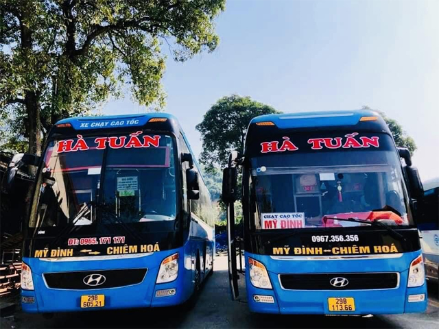 Xe Hà Tuấn từ Tuyên Quang đi Hà Nội (Mỹ Đình, Giáp Bát)