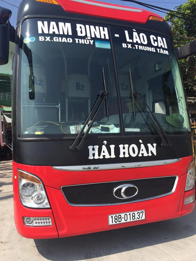 Xe Hải Hoàn từ Lào Cai đi Nam Định (Quất Lâm, Giao Thủy, Hải Hậu) 