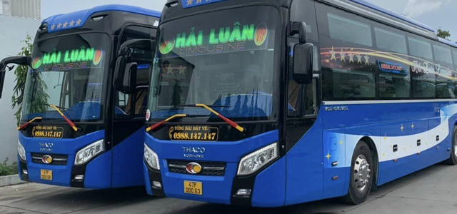 Hình ảnh xe Hải Luân tuyến Đắk Lắk - Sài Gòn