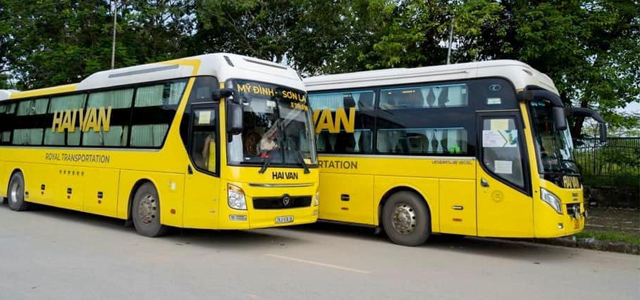 Xe Hải Vân từ Sơn La đi Hà Nội (Giáp Bát, Mỹ Đình, Yên Nghĩa, Xuân Mai)