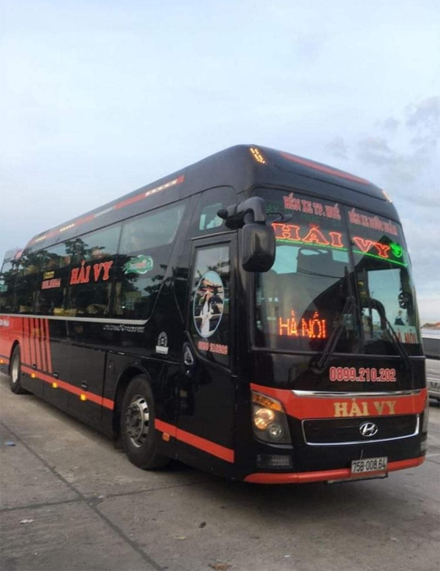 Xe Hải Vy từ Huế đi Hà Nội (Mỹ Đình, Nước Ngầm, Gia Lâm)