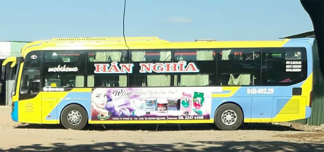 Xe Hán Nghĩa từ Sài Gòn Tp.HCM đi bến xe Bạc Liêu