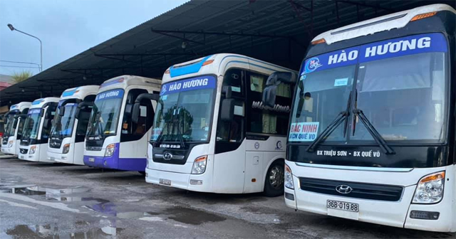 Xe Hào Hương từ Thanh Hóa đi Hà Nội (Giáp Bát, Mỹ Đình, Hà Đông)