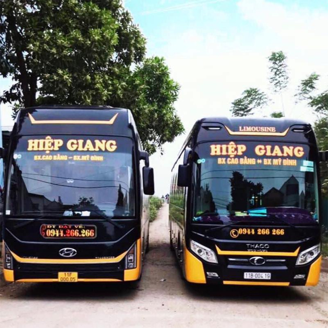 Xe Hiệp Giang từ Cao Bằng đi Hà Nội (Mỹ Đình, Giáp Bát, Gia Lâm)