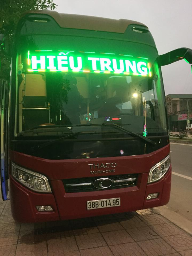 Xe Hiếu Trung từ Hà Nội đi Hà Tĩnh (Hương Khê, Lộc Hà, Kỳ Anh)