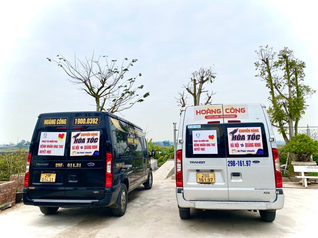 Xe Hoàng Công từ Quảng Ninh đi Hà Nội (Mỹ Đình, Giáp Bát, Gia Lâm, Yên Nghĩa)