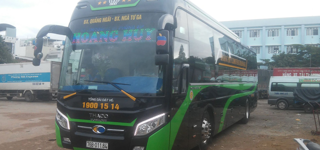 Xe Hoàng Huy Quảng Ngãi - Sài Gòn: Số điện thoại, giá vé, lịch trình
