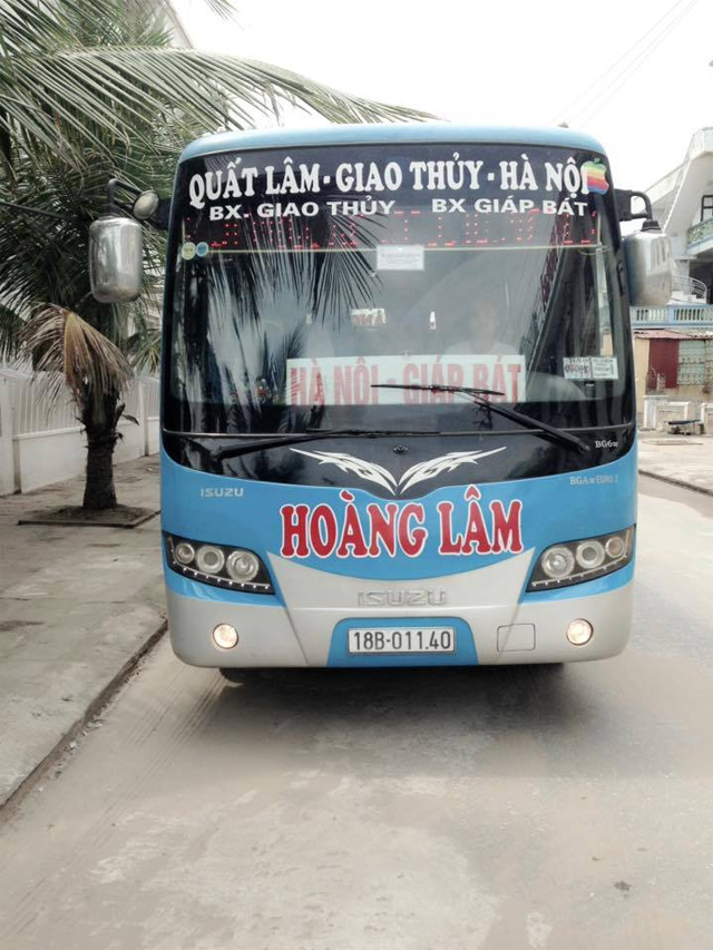 Xe Hoàng Lâm từ Hà Nội đi Nam Định (Hải Hậu, Trực Phú, Yên Định, Trực Thắng, Hải Toàn, Hải An)