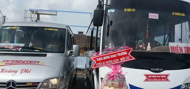Xe Hoàng Phi từ Sài Gòn Tp.HCM đi Đồng Tháp (Tam Nông, Phú Cường, Kinh 15)