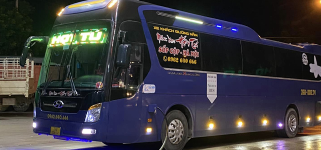 Xe Hợi Tú từ Hà Nội đi Sơn La (Sông Mã, Sốp Cộp)