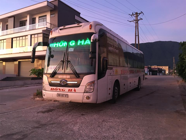 Xe Hồng Hà Limousine từ Hà Nội đi Hà Tĩnh (Kỳ Lâm, Kỳ Anh, Cẩm Xuyên)