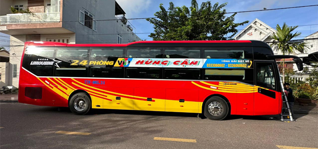 Xe Hùng Cận từ Bình Định đi Sài Gòn (bx Miền Đông, Ngã Tư Ga, An Sương, Hương Lộ 2) 