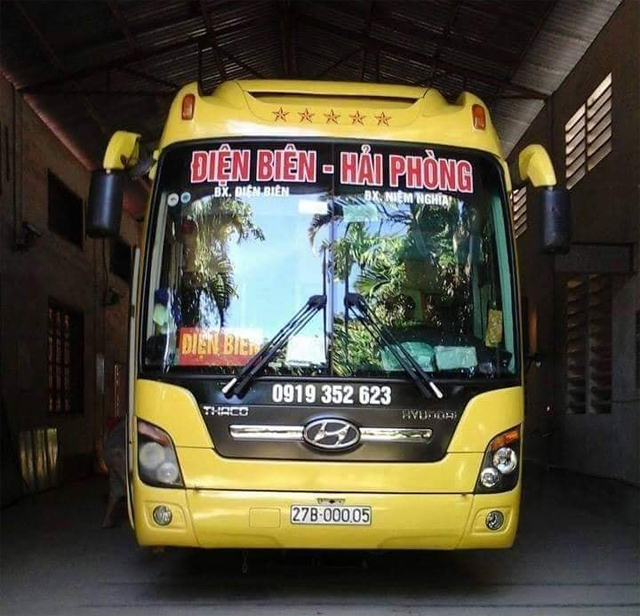 Xe Hùng Huế từ Điện Biên đi Hải Phòng (Vĩnh Niệm, Thượng Lý, Metro, Visip)