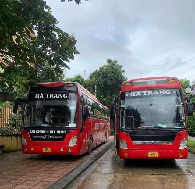 Xe Hưng Thành - Hà Trang từ Lai Châu đi Hà Nội (Mỹ Đình, Bắc Thăng Long, Mê Linh, Nội Bài)