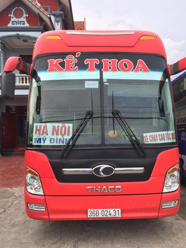 Xe Kế Thoa từ Hà Nội đi Thanh Hóa (Thường Xuân, Triệu Sơn, Ngọc Lặc, Thiệu Hóa)