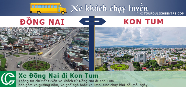 Xe Đồng Nai đi Kon Tum