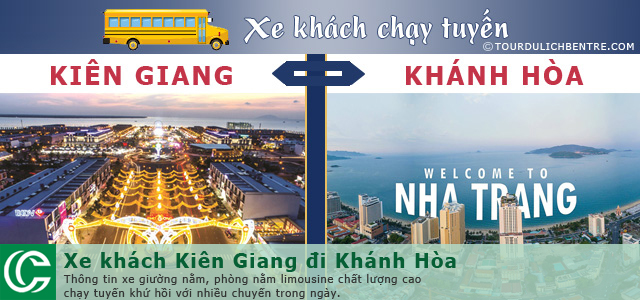 Tuyến xe khách Kiên Giang đi Nha Trang