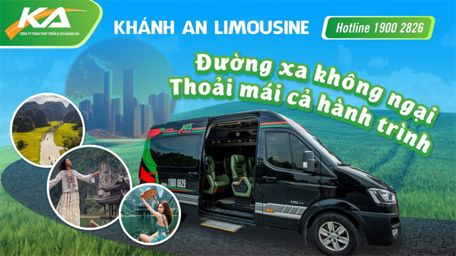 Xe Khánh An từ Ninh Bình đi Hà Nội (Cầu Giấy, Hoàng Mai, Mỹ Đình, Nội Bài)