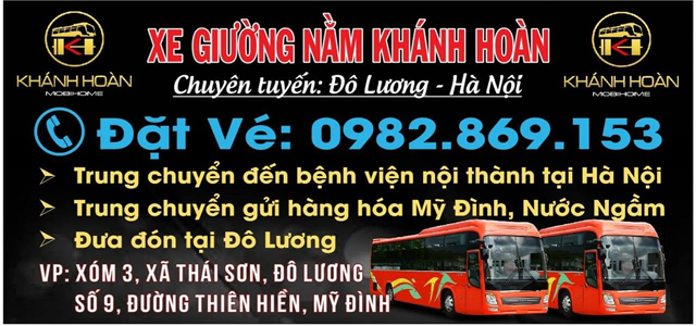 Nhà xe Khánh Hoàn Đô Lương Ngh